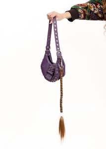 Braided hair bag charms