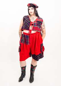 Jojo The Label: Tartan two piece set