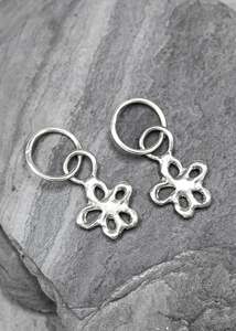 Sgs Jewellery: Flirty Flower Hoop Earrings