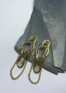 Rise From Chaos Earrings- 18k gold plated