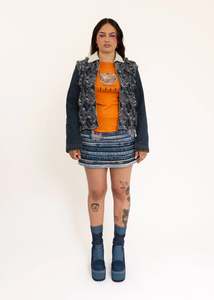 Denim Shearling Jacket