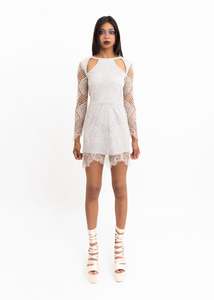 Vintage Femme Womenswear: Lace cut out mini dress