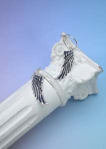 Euphoric angel wing earrings