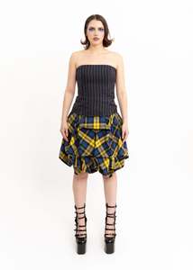 Curated Vintage: Pinstriped bustier