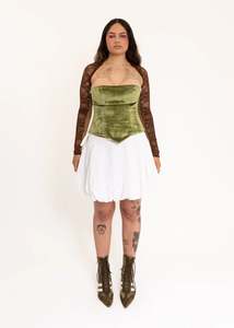 Sleeping Profit: Velvet Corset