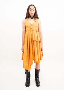 Awatea: Asymmetric bleached fairy dress