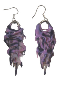 Dark Cocoon earrings