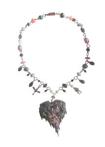 Oozing Candy Heart necklace