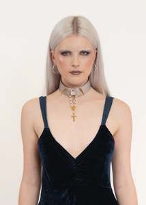Spiked Rosary Choker