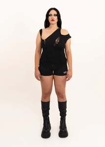 Off Shoulder Braided Top (size 12-14)