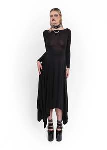 Rhoda Nunn: Dolly asymmetric merino dress