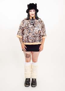 Batz Hats: Demi-devil horned faux fur hat