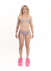 Ditsy floral starkini/ swim thong set