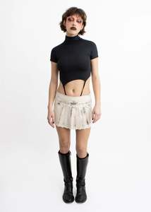 Weak Generation: High cut bodysuit with detachable thong