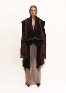 Odyssey zero waste multi-wear wool felt coat