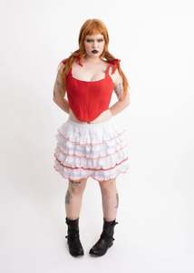 Lace Mix Bubble Bath Shorts- size 14