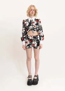 Vintage Shorts: 70s vintage two piece shorts set