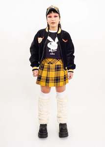 Vintage Shorts: Tartan Pleated Wool Skort