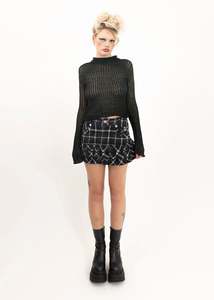 Independent Knitwear: Ladder knit lace merino jumper