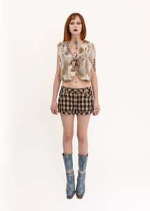 Vintage Knitwear: Rabbit fur vest