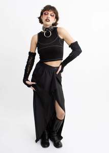 Spitsubishi: Spit Tank Top- Black