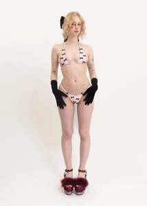 Bow bow micro bikini- baby pink *BB exclusive*