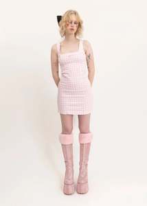 February Drop: Sweetheart gingham mini dress
