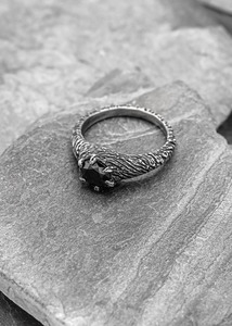 Jewellery: Forest Nymph Ring- Black CZ