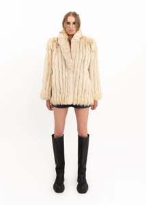 Bb Vintage: Arctic Fox Fur Coat