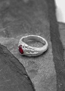 Jewellery: Claret ring