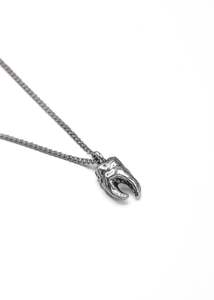 Jewellery: Sterling silver tooth necklace #1