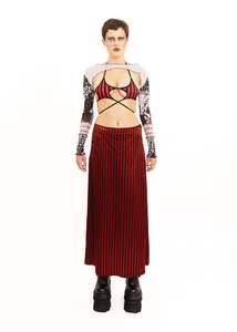 Roisin Dubh: Panelled screen printed bolero