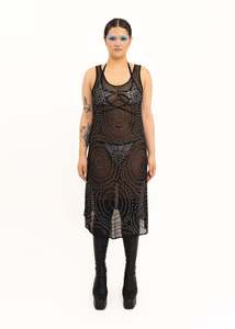 Bb Vintage: Christopher Kane x Topshop collaboration eyelet detailed mesh dress