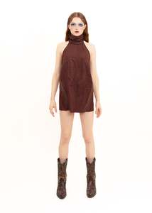 Shoshin Leather Dress