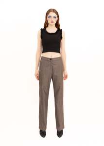 Independent Designer: Tailored trousers in cotton/ wool suiting