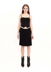 AD2005 sheer back pencil skirt