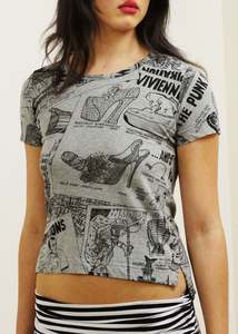 Bb Vintage: Vivienne Westwood x Matteo Guarnaccia "provocations" print t-shirt