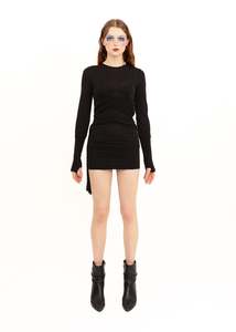 Merino subversive wrap dress