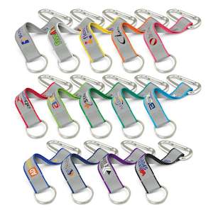 Carabiner Keyrings: Reflector Key Ring