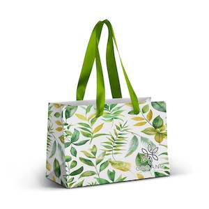 Gift Bags: Small Ribbon Handle Paper Bag - Full Colour