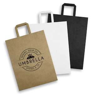 Extra Large Flat Handle Paper Bag Portrait