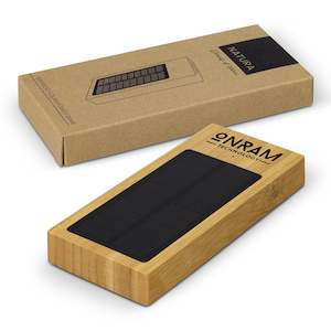 NATURA Bamboo Solar Power Bank