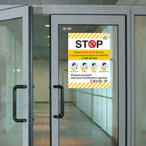 Covid-19 Short Term Vinyl Stickers V1