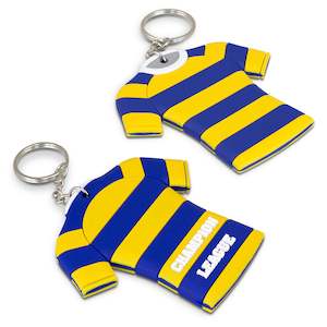Custom Designed Key Rings: PVC Key Ring Large - Both Sides Moulded