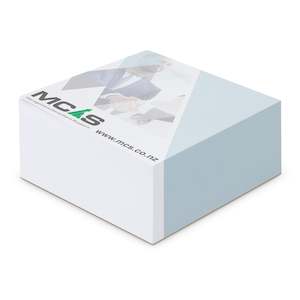 Custom Print Note Pads: Memo Cube Note Pad - 400 Leaves