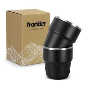Camping Outdoors: Frontier Stackable Cups - Set of 2