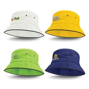 Bondi Bucket Hat - Black Sandwich Trim - Sale
