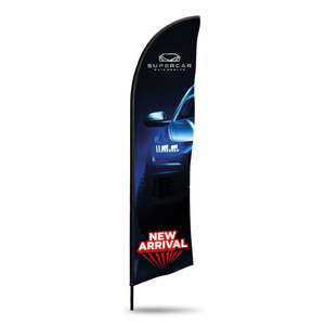 Table Covers Displays: Large Feather Flag Kit