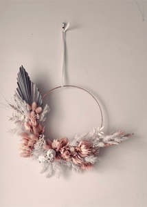 Dried Floral Hoops
