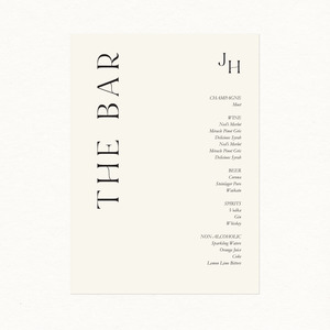 Bar Signage: Jane Bar Sign